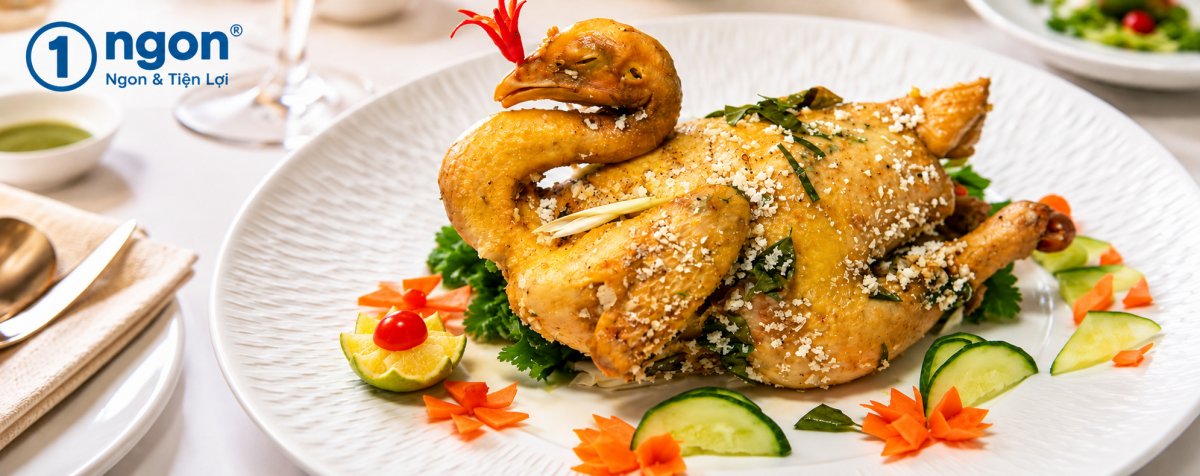 Gà ta nổ muối hột