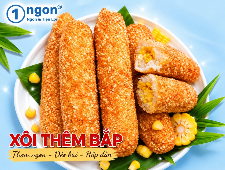 Xôi thêm bắp 1kg