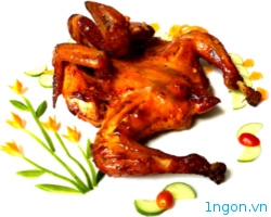 Gà ta nướng mật ong